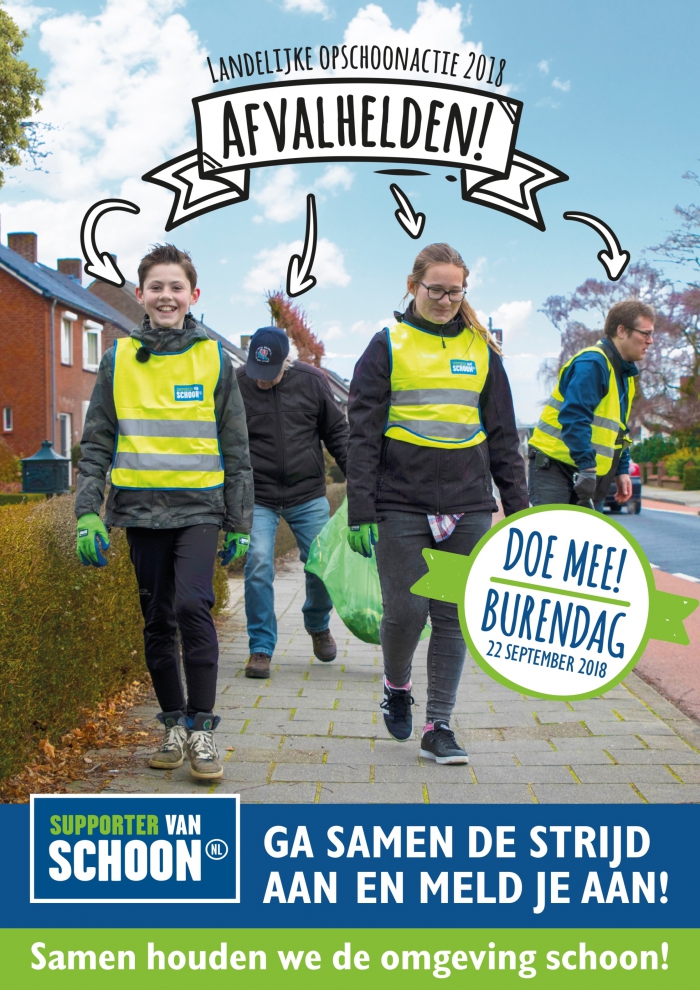Poster Landelijke opschoonactie 2018